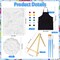 6 Set Pre Drawn Canvas for Painting for Adults Sip and Paint Kit with Easels 8 x 10 Inches Paint Party Kit with Printed Canvas Paints Brushes Palette Apron(Hummingbird)